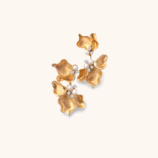 The Eternity Flower - Jacket Earrings