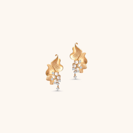 The Eternity Flower - Dangling Earrings