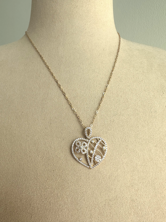 18k Necklace - Heart