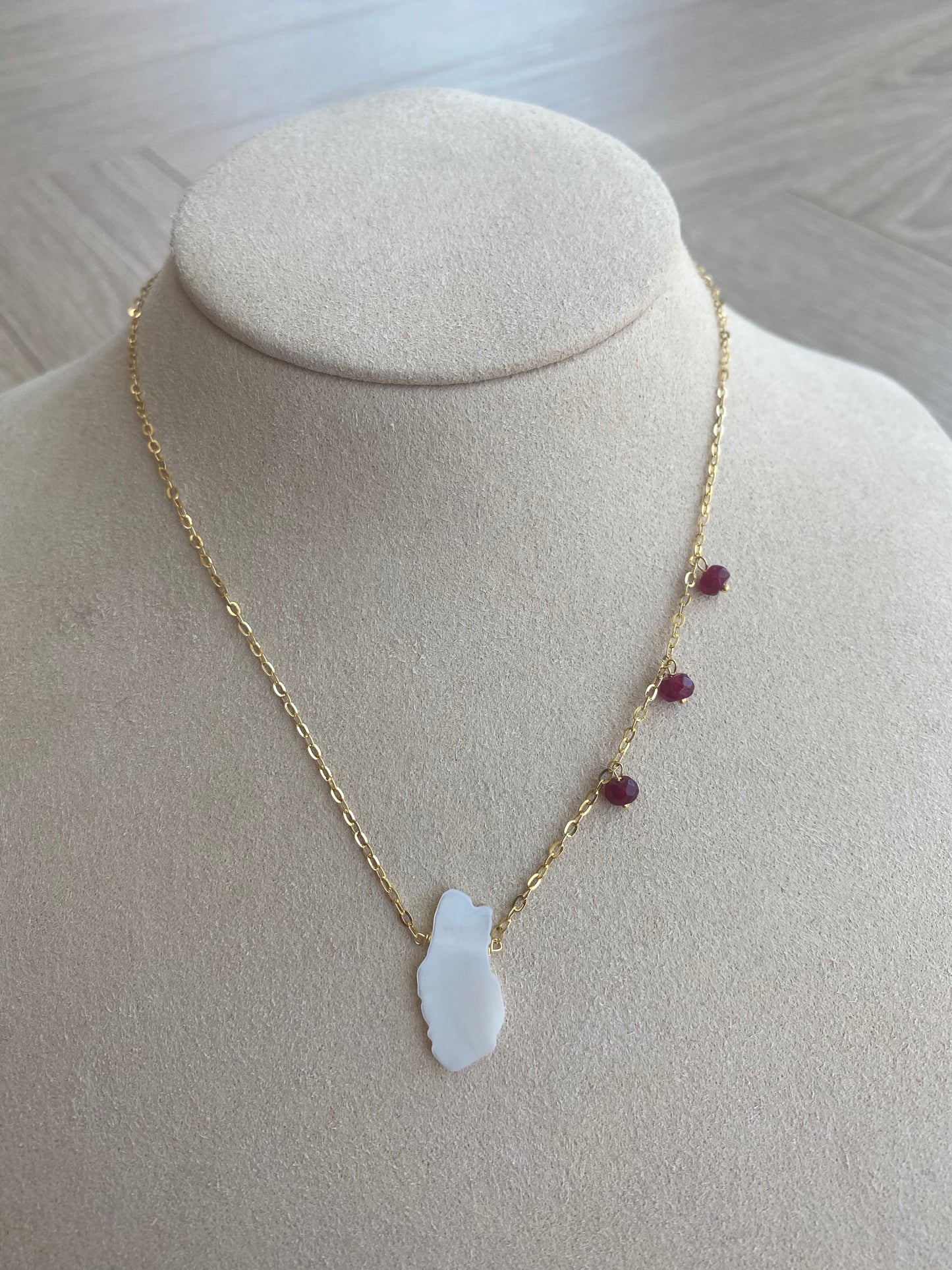 Qatar Map Necklace