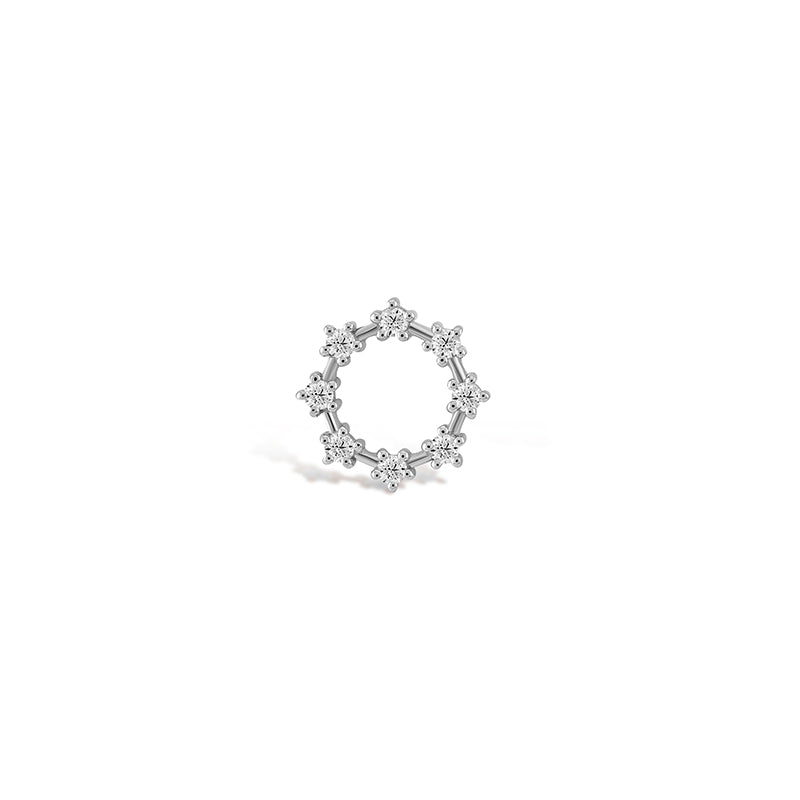 Circle Diamond Piercing
