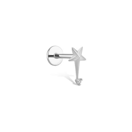 Shooting Star Diamond Piercing