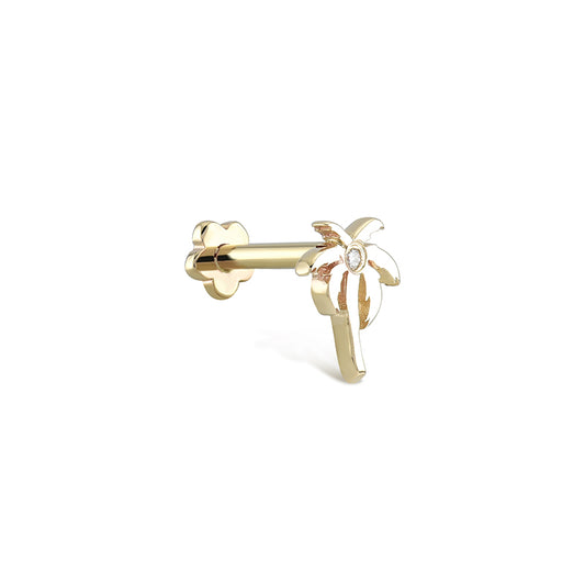 Palm tree Diamond Piercing