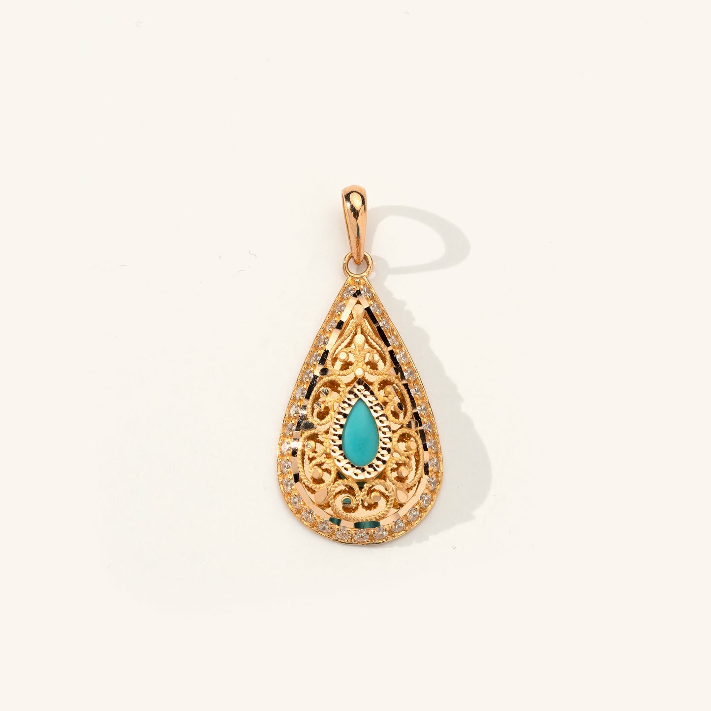 21k Pendent - Turquoise